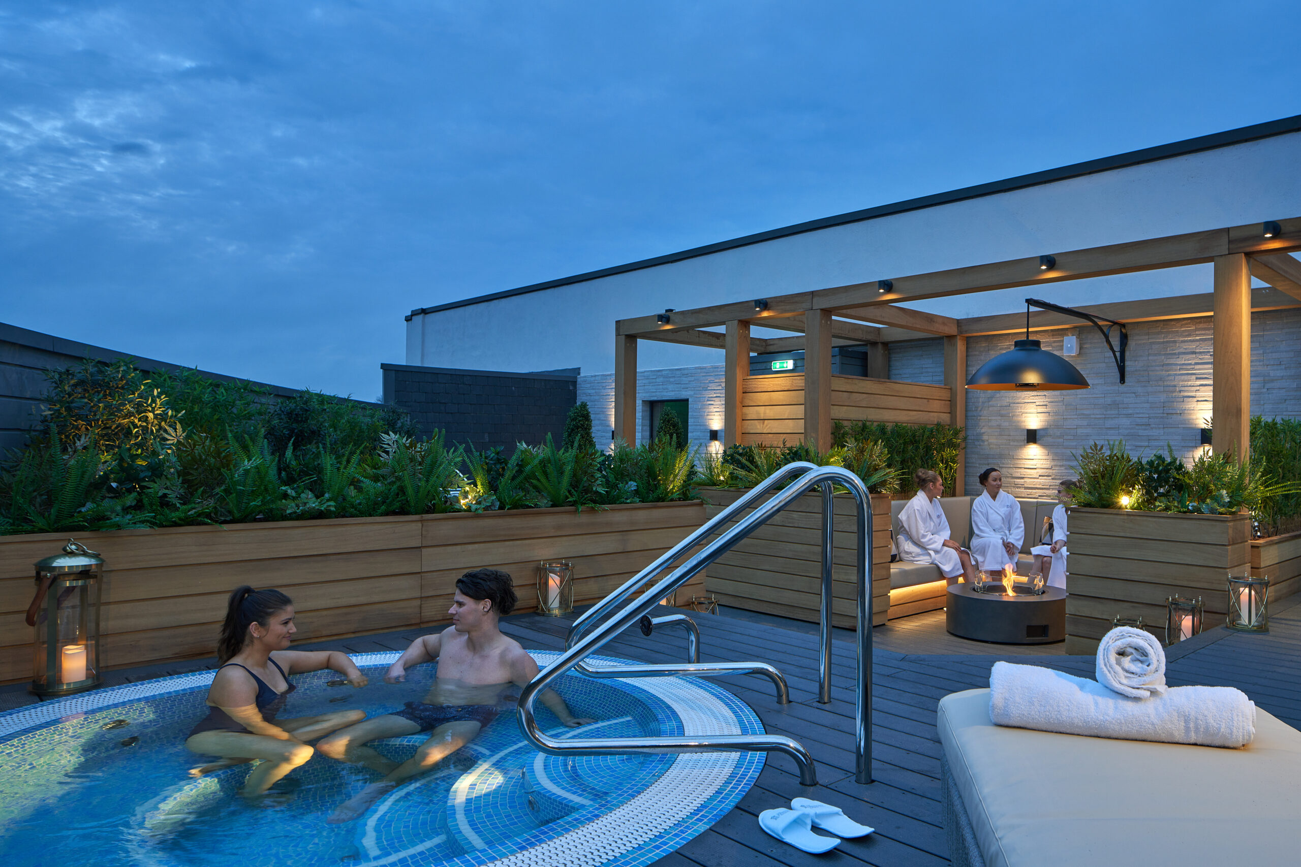 Twilight Rooftop and Indoor Thermal Suite Overnight Experience